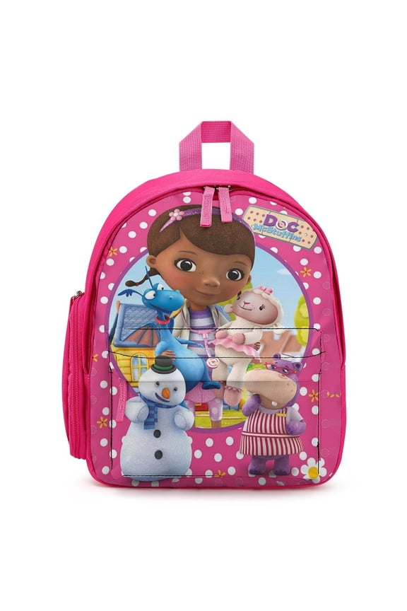 Doc Cute Mc-Stuffin Lightweight Backpack Small Shoulder Bookbag Daypack Backpacks