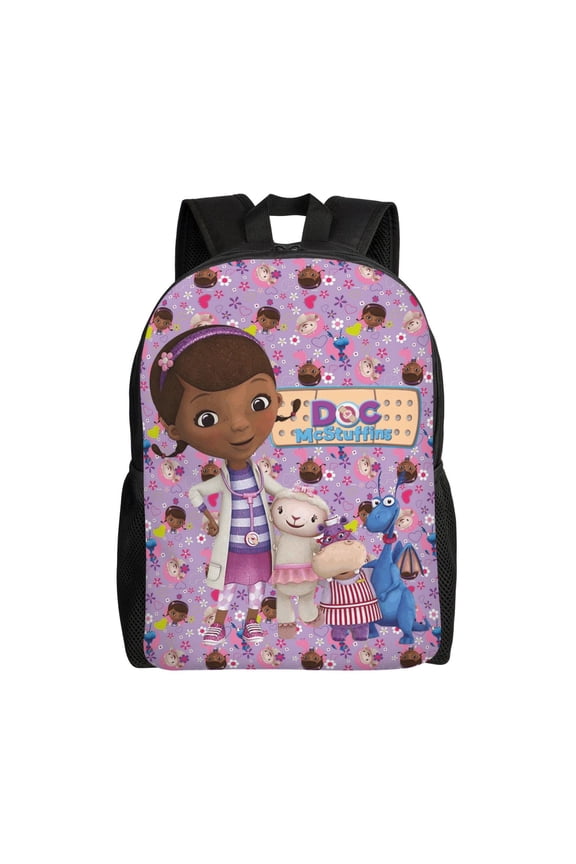 Doc Cute McS-tuffin Lightweight Backpack Laptop Bag Backpacks Daypack Bookbag Travel Camping