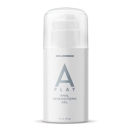 Doc Johnson A-Play Anal Desensitizing Thick Gel Personal Lubricant, 3.4 oz