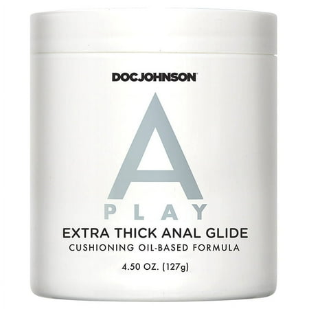 Doc Johnson A-Play Extra Thick Anal Glide Oil-Based Personal Lubricant, 4.5oz