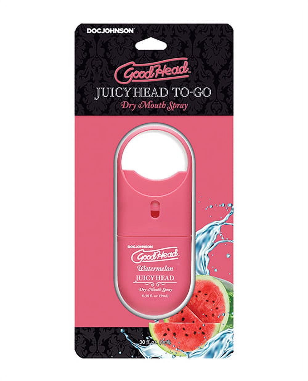 Doc Johnson Good Head Watermelon Oral Sex Spray – 2 Oz – Numbing & Flavored Lotion For Deep Throat, Best Seller