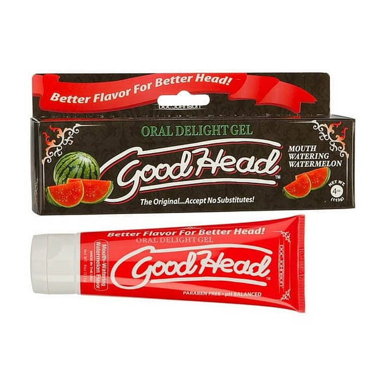Doc Johnson Goodhead Oral Sex Gel Flavored Good Head BJ Lube Edible Couples  6pk