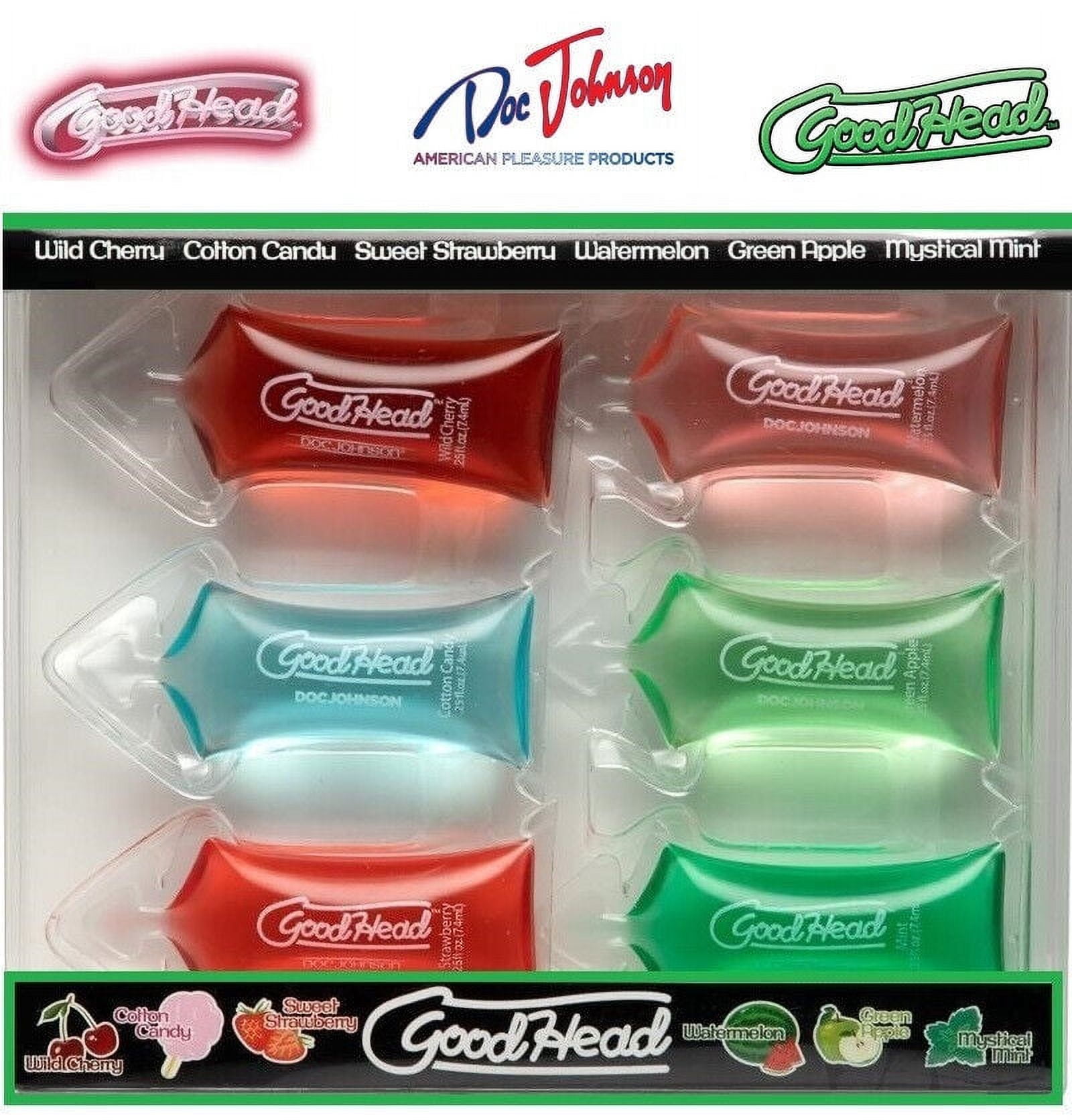 Doc Johnson Goodhead Oral Sex Gel Flavored Lube Edible Couples(Pack of 6) -  Walmart.com