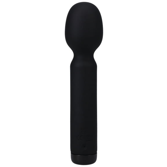 Doc Johnson Wand Vibe In A Bag Rechargeable Silicone Vibrator Black