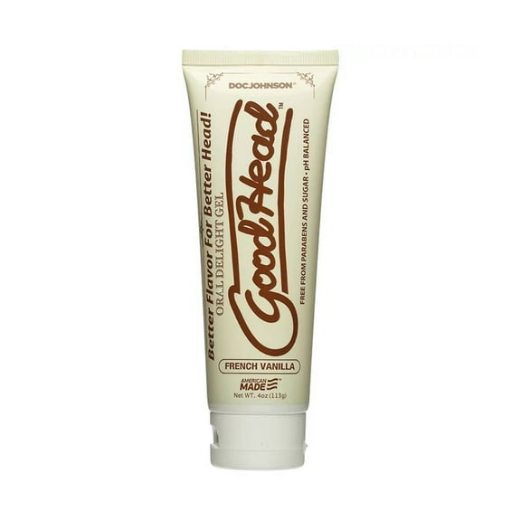 Doc Johnson's GoodHead Oral Delight Gel 4oz - French Vanilla