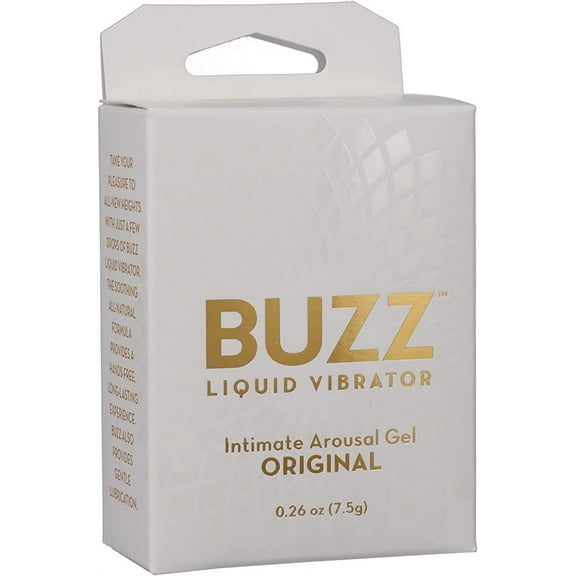 Doc Johnsons Buzz Original Liquid Vibrator Intimate Arousal Gel 0.26oz