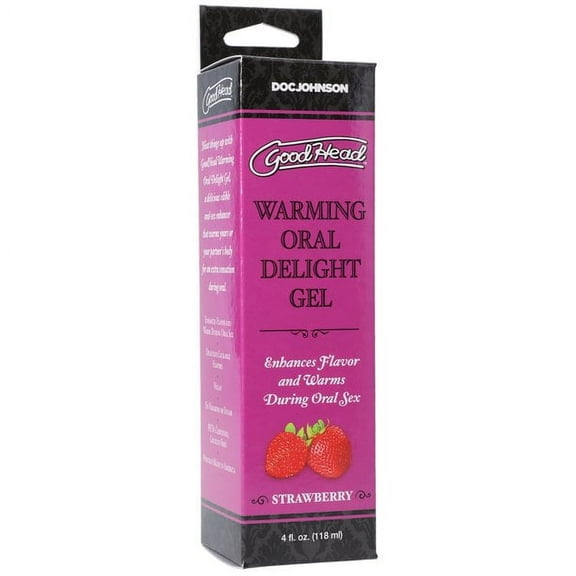 Doc Johnsons GoodHead Warming Head Delight Gel, Watermelon 4 oz