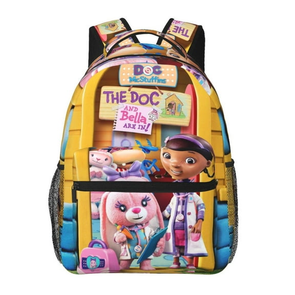 Doc Mc-Stuffins Lightweight Backpack Daypack Casual Shoulder Bags Travel Hiking Camping