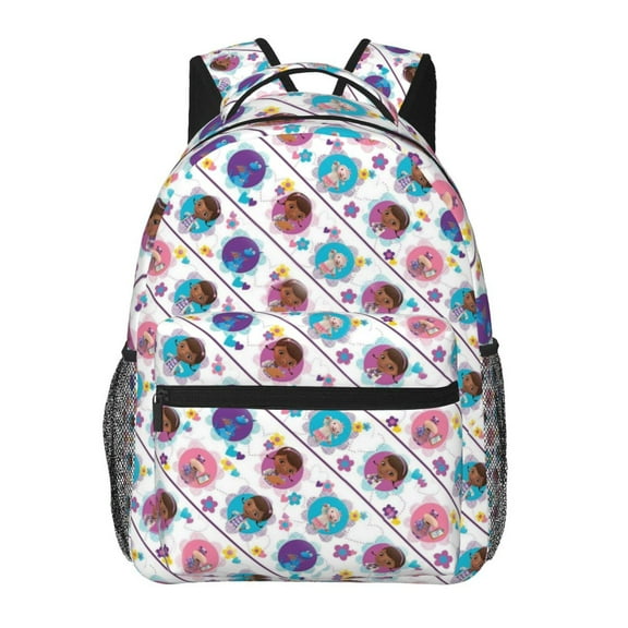 Doc Mc-Stuffins Lightweight Backpack Daypack Casual Shoulder Bags Travel Hiking Camping