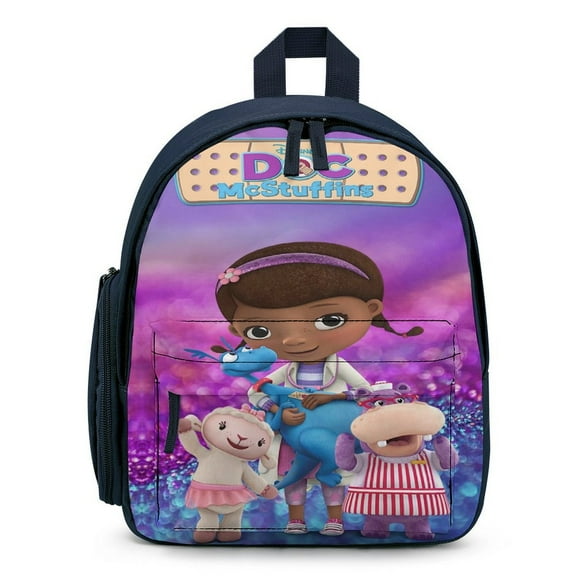 Doc Mc-Stuffins Lightweight Backpack Shoulder Bags Travel Hiking Daypack Backpacks