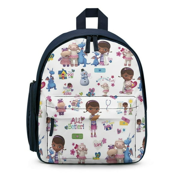 Doc Mc-Stuffins Lightweight Backpack Shoulder Bags Travel Hiking Daypack Backpacks