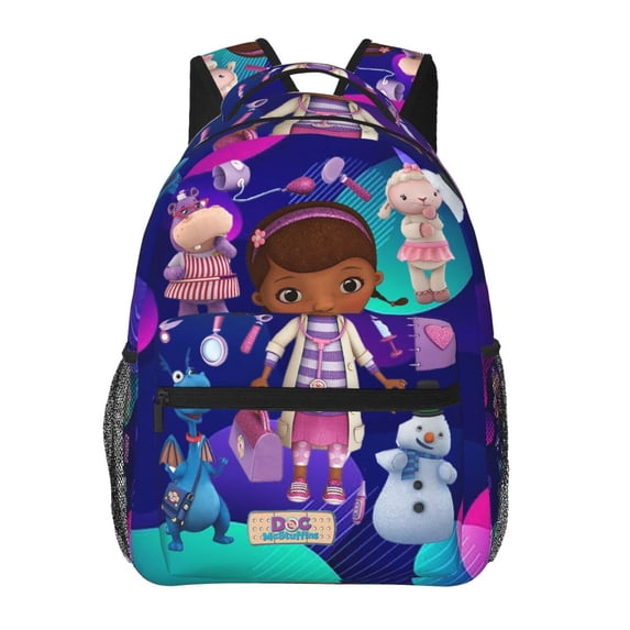 Doc McS-tuffins Lightweight Backpack Daypack Casual Shoulder Bags Travel Hiking Camping