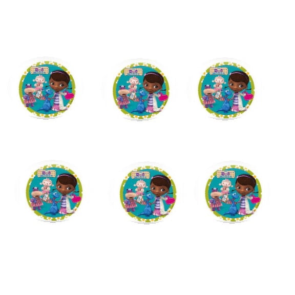 Doc McStuffins 12 - 2 inch Cupcake Edible Frosting Photos