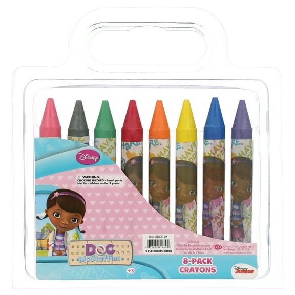 Doc McStuffins 8pk Jumbo Crayons