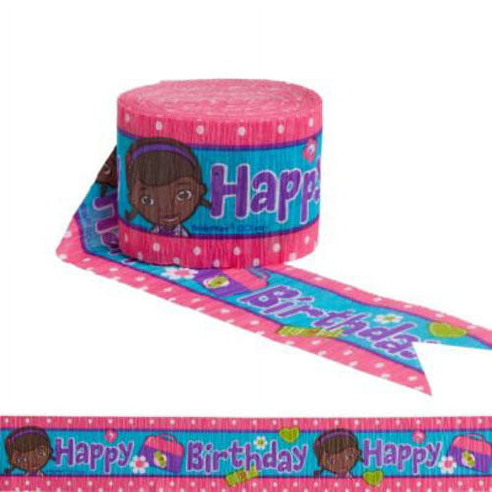Doc McStuffins Crepe Paper Streamer (30ft)