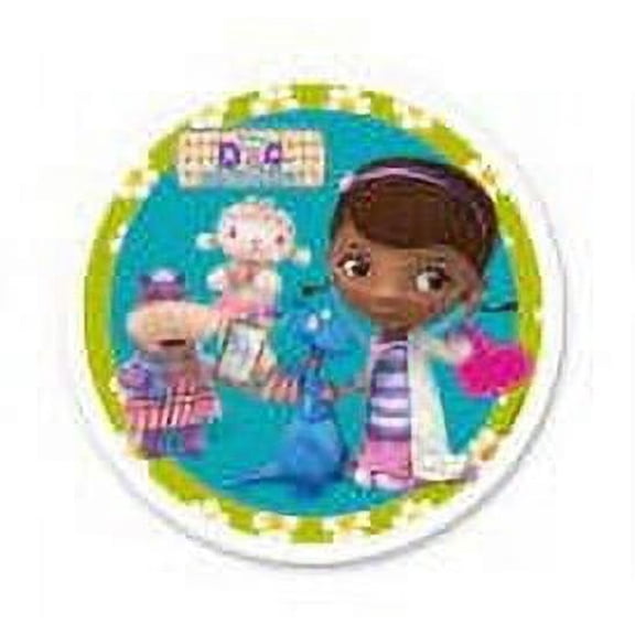 Doc McStuffins Doc & Friends 7inch Round Edible Photo Image Cake Decoration