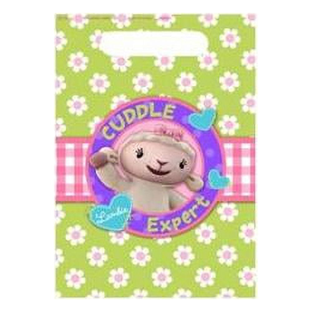 BIGBOLO Doc McStuffins Favor Bags (8 Count) - Party Supplies