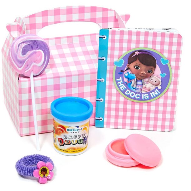 Doc McStuffins Favor Box, 4pk