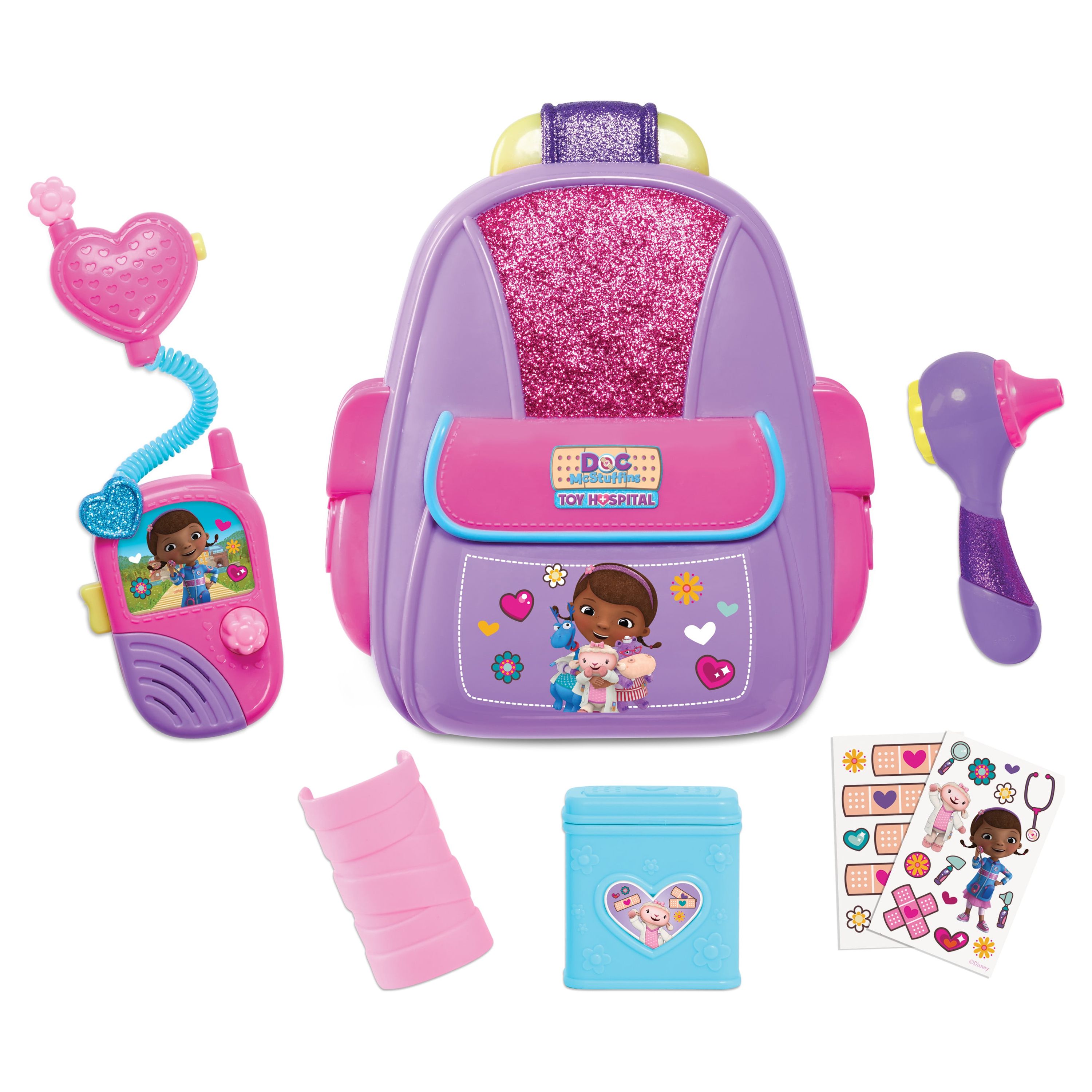 Doc McStuffins First Responders Backpack Set, Officially Licensed Kids Toys for Ages 3 Up, Gifts and Presents - image 1 of 2