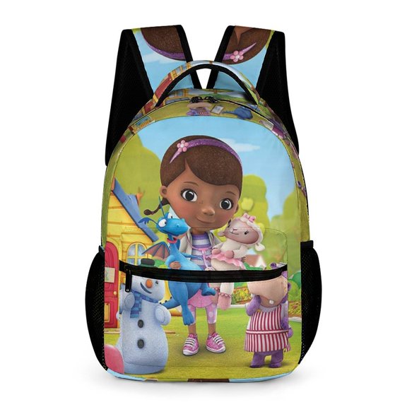 Doc McStuffins High Quality Lightweight Backpack Shoulder Bags Travel Hiking Daypack Bookbag