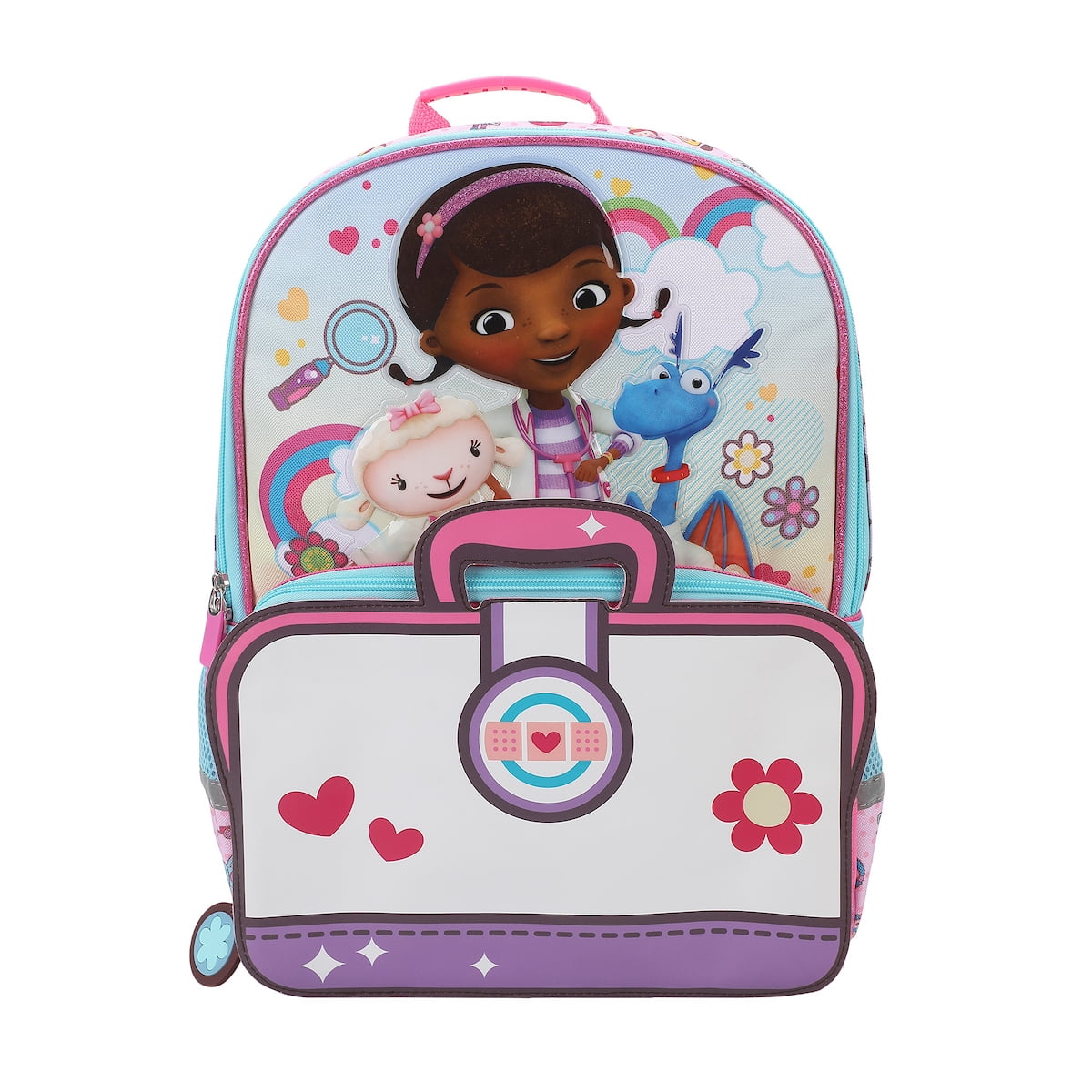 Doc McStuffins Lambie & Stuffy 16" Backpack