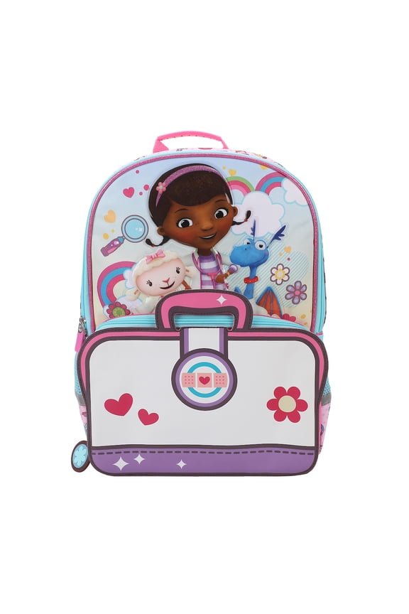 Doc McStuffins Lambie & Stuffy 16" Backpack