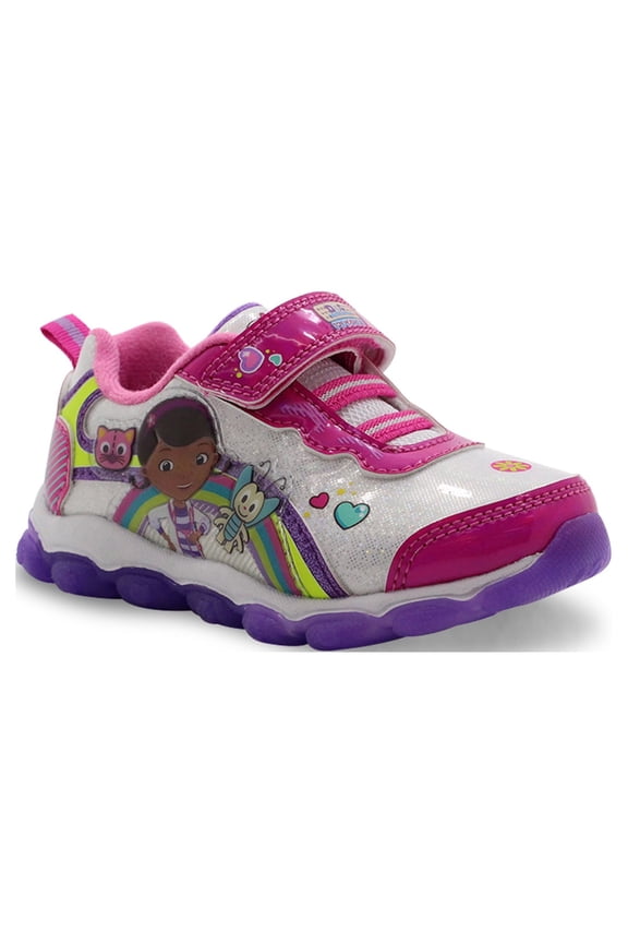 Lighted Rainbow Athletic Sneaker (Toddler Girls)
