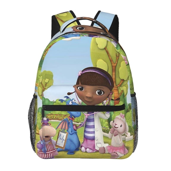 Doc McStuffins Lightweight Backpack Daypack Casual Shoulder Bags Travel Hiking Camping