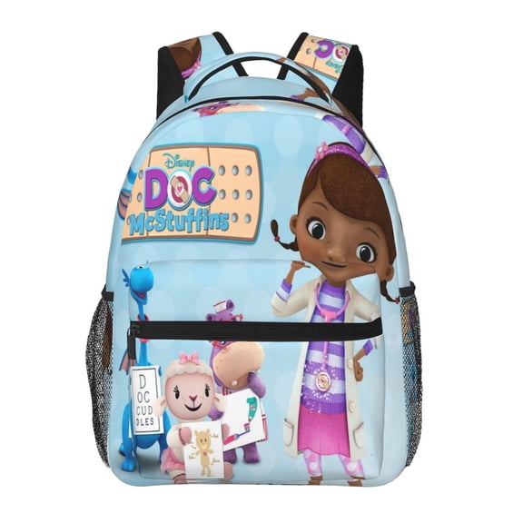 Doc McStuffins Lightweight Backpack Daypack Casual Shoulder Bags Travel Hiking Camping