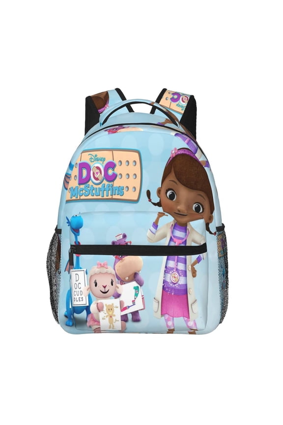 Doc McStuffins Lightweight Backpack Daypack Casual Shoulder Bags Travel Hiking Camping