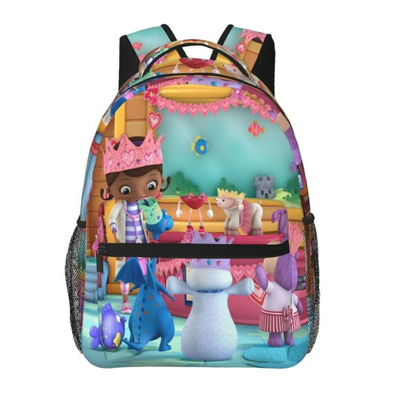 Doc McStuffins Lightweight Backpack Daypack Casual Shoulder Bags Travel Hiking Camping
