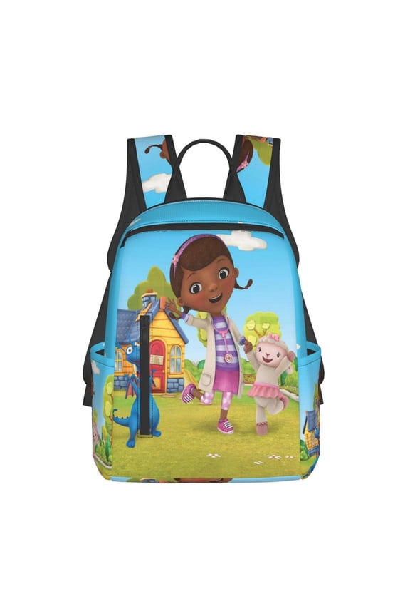 Doc McStuffins Lightweight Backpack Daypack Casual Shoulder Bags Travel Hiking Camping