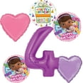thumbnail image 1 of Doc McStuffins Party Supplies 4th Birthday Balloon Bouquet Decorations, 1 of 6