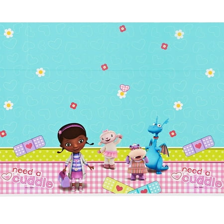 Doc McStuffins Plastic Table Cover 54" x 96"