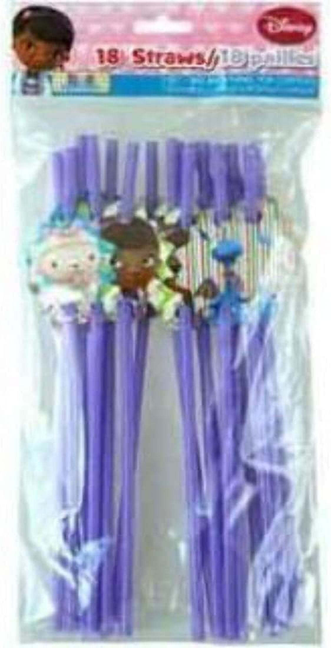 Doc McStuffins Straws (18 Pack)