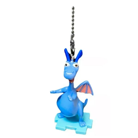 Doc McStuffins Stuffy Dragon PVC Fan Lamp Light Pull Chain Figure Figurine New