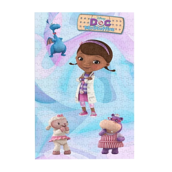 Doc McStuffins Wooden Picture Puzzle 300 Piece Jigsaw Puzzle for Adults Challenging Puzzle Game Gifts