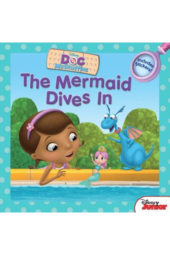 Pre-Owned Doc Mcstuffins the Mermaid Dives In: Includes Stickers!