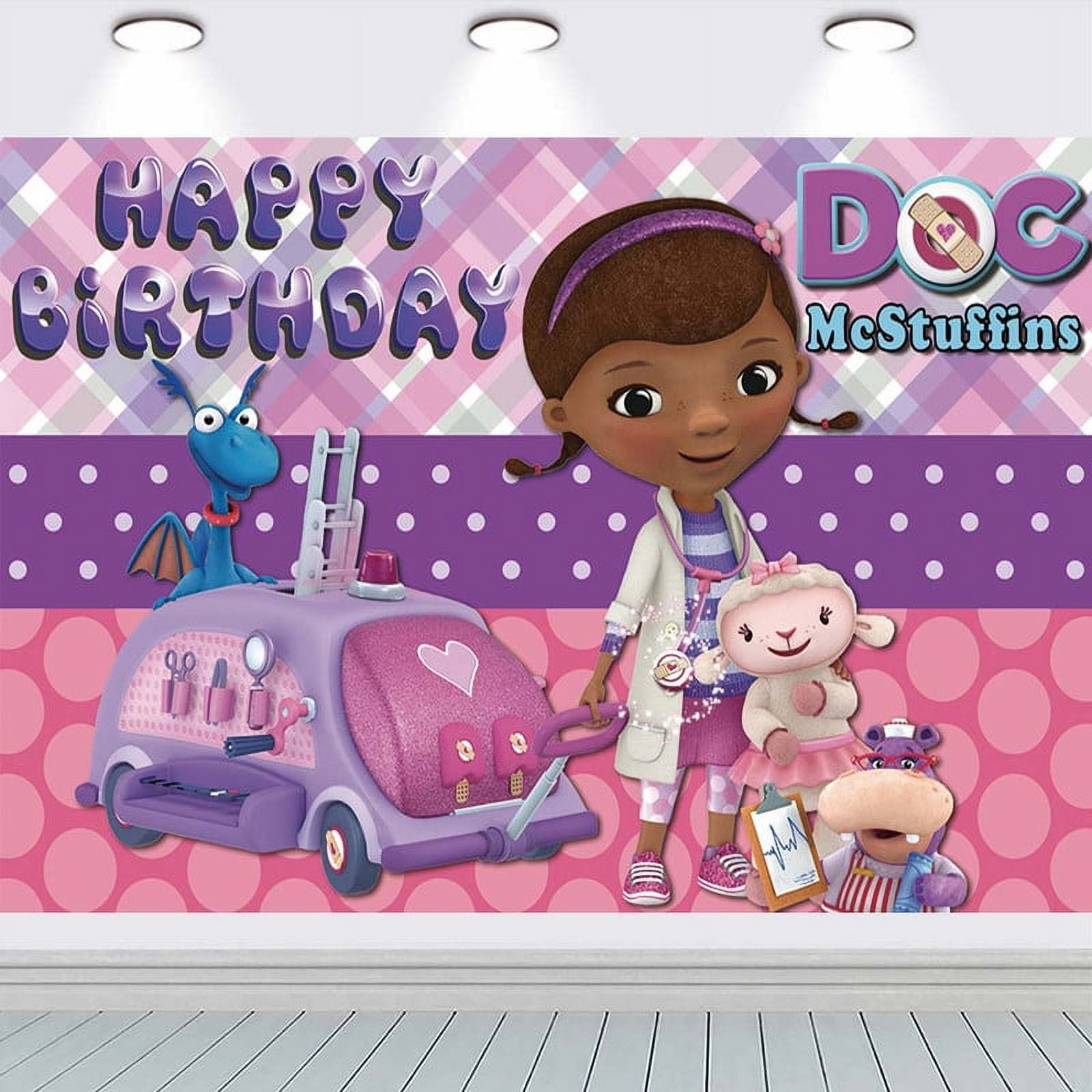 Doc Mcstuffins Background Taspestry Post Banner Backdrop Party Supplies Wall Decor