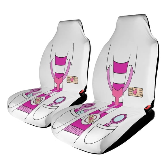 Doc Mcstuffins Costume Car Seat Covers Front Seats Universal Fit for Cars SUV Truck Auto Interior Accessories