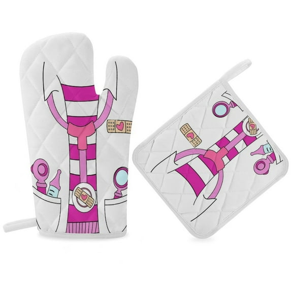 Doc Mcstuffins Costume Oven Gloves And Pots Stand Set Oven Gloves And Pot Racks Pot Racks And Oven Gloves Set