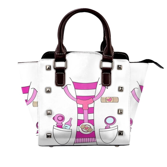 Doc Mcstuffins Costume Rivet Fashion One-Shoulder Women's Handbag Tote Bag
