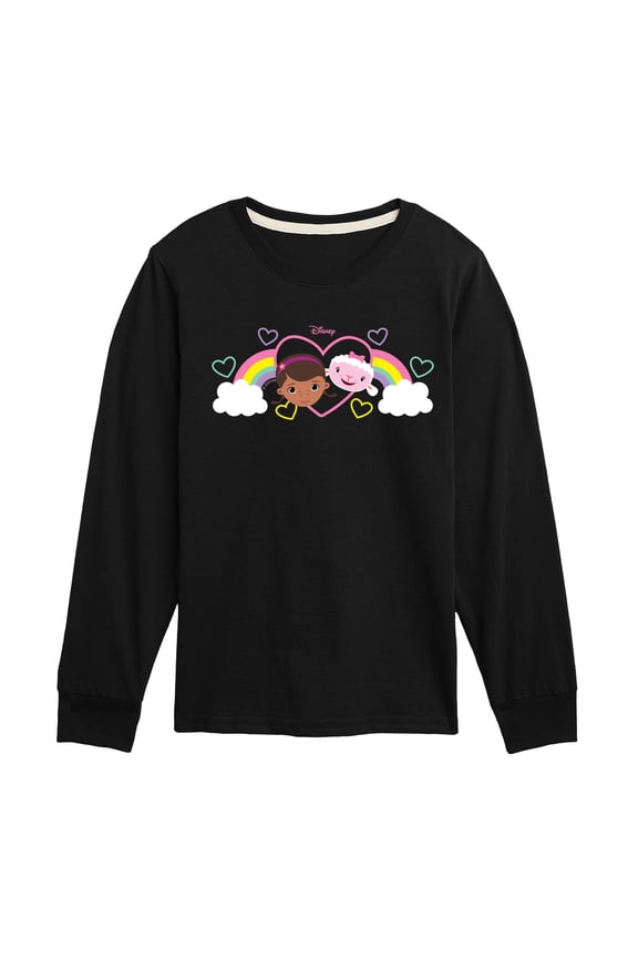- Doc Mcstuffins - Youth Boys Long Sleeve Graphic T-Shirt