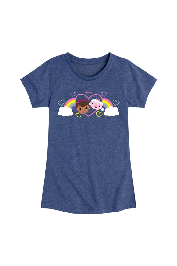 - Doc Mcstuffins - Youth Girls Fitted Short Sleeve T-Shirt