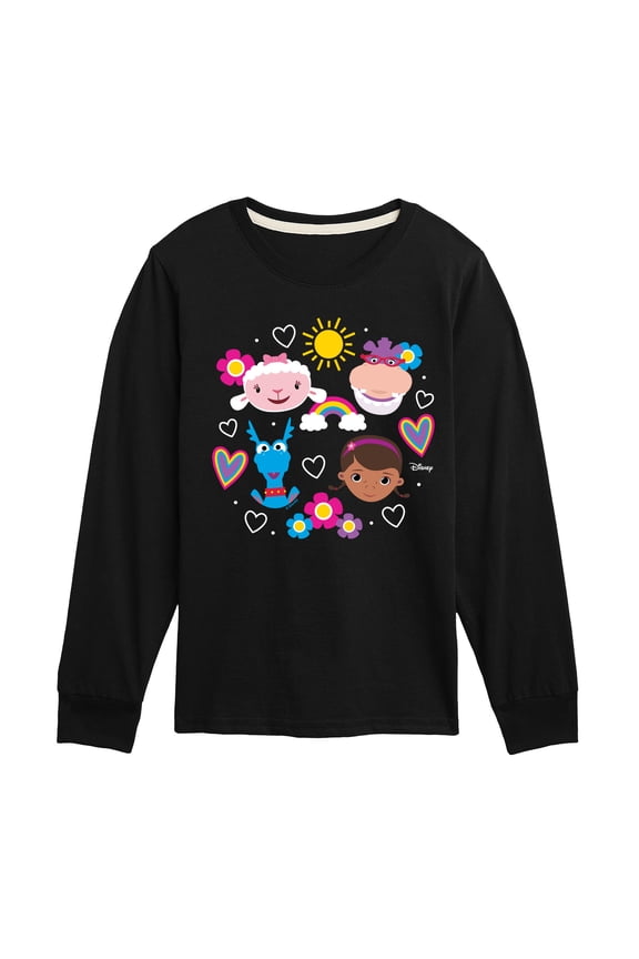 - Grid - Youth Boys Long Sleeve Graphic T-Shirt