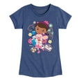 thumbnail image 1 of Doc Mcstuffins -Stickers - Youth Girls Fitted Short Sleeve T-Shirt, 1 of 4