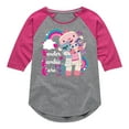thumbnail image 1 of Doc Mcstuffins - TLC Lambie - Toddler And Youth Girls Raglan Graphic T-Shirt, 1 of 5
