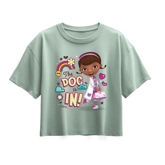 Doc Mcstuffins - The Doc Is In - Youth Girls Boxy T-Shirt