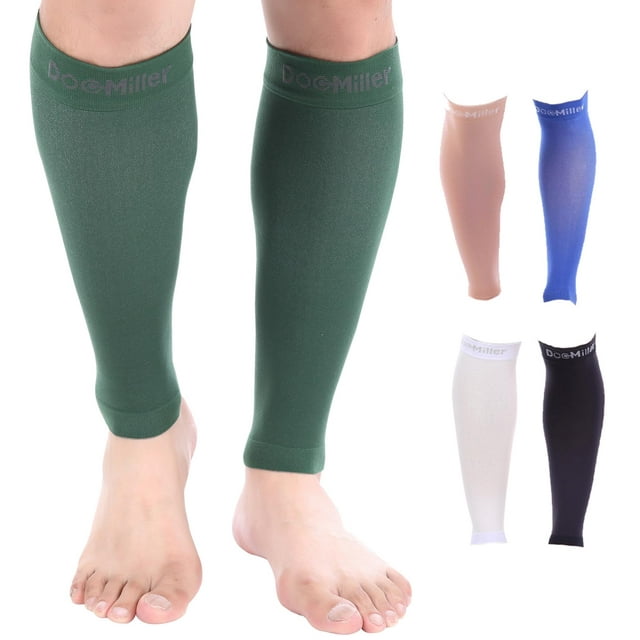 Doc Miller Calf Compression Sleeve Men 3040 mmHg, Medical Grade Calf