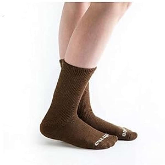 doc ortho loose fit diabetic socks, 3 pairs, crew